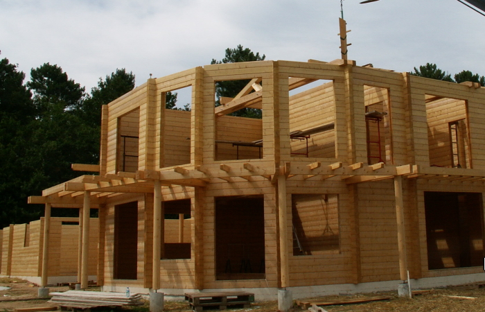 construction maison en bois